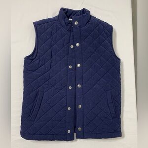 Janie and Jack Deep Blue Quilted Vest